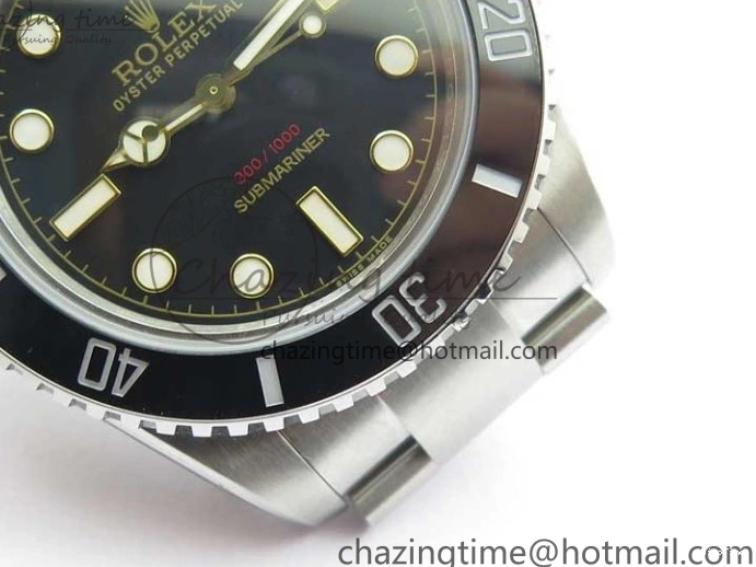 MiroTime 0111 SmoothTexture Submariner customized by Tempus Machina GMF Best Edition on SS Bracelet SA 2701